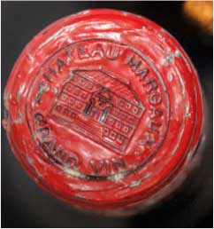 Chateau Margaux Branding On The Capsule