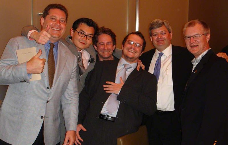 A gathering of notorious wine fraudsters